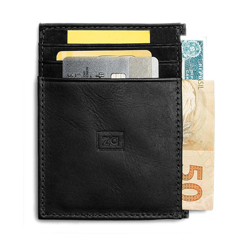 Carteira Masculina Couro Porta Cartões