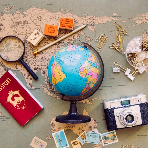 Cota para viagem internacional