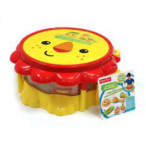 Brinquedo musical Fisher Price Tambor e chocalhos