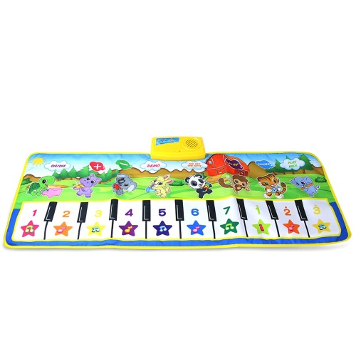 Tapete de Piano do bebê Tapete de Toque Musical 100x36